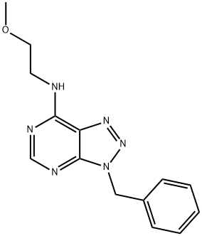 606108-08-1 3H-1,2,3-Triazolo[4,5-d]pyrimidin-7-amine, N-(2-methoxyethyl)-3-(phenylmethyl)- (9CI)