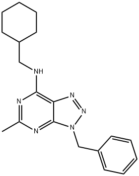 606108-37-6 3H-1,2,3-Triazolo[4,5-d]pyrimidin-7-amine, N-(cyclohexylmethyl)-5-methyl-3-(phenylmethyl)- (9CI)