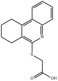 Acetic acid, [(7,8,9,10-tetrahydro-6-phenanthridinyl)thio]- (9CI) Structure