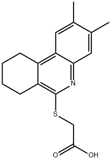 Acetic acid, [(7,8,9,10-tetrahydro-2,3-dimethyl-6-phenanthridinyl)thio]- (9CI)|