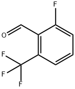 2-フルオロ-6-(トリフルオロメチル)ベンズアルデヒド 化学構造式