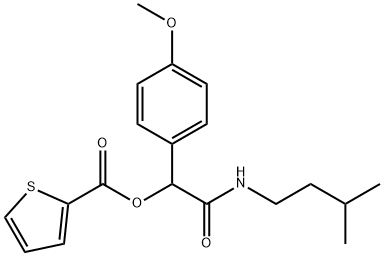 606114-62-9 2-Thiophenecarboxylicacid,1-(4-methoxyphenyl)-2-[(3-methylbutyl)amino]-2-oxoethylester(9CI)