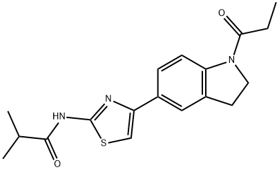 Propanamide, N-[4-[2,3-dihydro-1-(1-oxopropyl)-1H-indol-5-yl]-2-thiazolyl]-2-methyl- (9CI)|