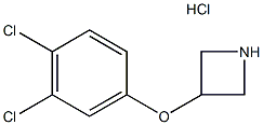3-(3,4-DICHLOROPHENOXY)AZETIDINE HYDROCHLORIDE Structure