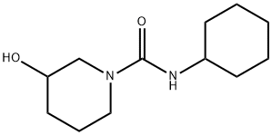 1-Piperidinecarboxamide,N-cyclohexyl-3-hydroxy-(9CI) Structure