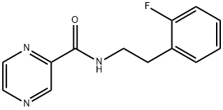 Pyrazinecarboxamide, N-[2-(2-fluorophenyl)ethyl]- (9CI)|