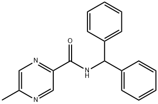 Pyrazinecarboxamide, N-(diphenylmethyl)-5-methyl- (9CI)|