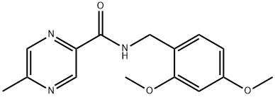Pyrazinecarboxamide, N-[(2,4-dimethoxyphenyl)methyl]-5-methyl- (9CI)|