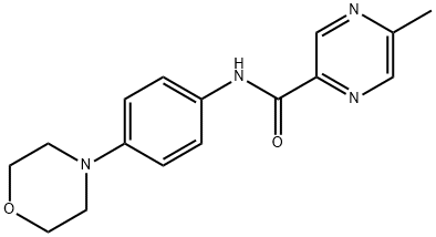 Pyrazinecarboxamide, 5-methyl-N-[4-(4-morpholinyl)phenyl]- (9CI)|