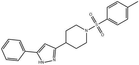 606134-93-4 Piperidine, 1-[(4-methylphenyl)sulfonyl]-4-(5-phenyl-1H-pyrazol-3-yl)- (9CI)