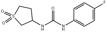 Urea, N-(4-fluorophenyl)-N-(tetrahydro-1,1-dioxido-3-thienyl)- (9CI) Struktur