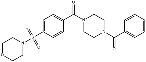 Piperazine, 1-benzoyl-4-[4-(4-morpholinylsulfonyl)benzoyl]- (9CI),606136-30-5,结构式