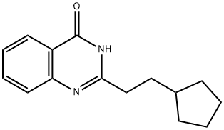 4(1H)-Quinazolinone,2-(2-cyclopentylethyl)-,606136-44-1,结构式