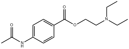 N-acetylprocaine Struktur