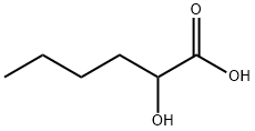 2-Hydroxyhexanoic acid Struktur