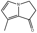 2,3-ジヒドロ-7-メチル-1H-ピロリザイン-1-オン 化学構造式