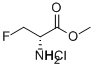 3-FLUORO-D-ALANINE METHYL ESTER, HYDROCHLORIDE 化学構造式