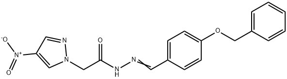 606486-41-3 1H-Pyrazole-1-aceticacid,4-nitro-,[[4-(phenylmethoxy)phenyl]methylene]hydrazide(9CI)