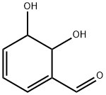 1,3-Cyclohexadiene-1-carboxaldehyde, 5,6-dihydroxy- (9CI) Structure