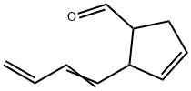 3-Cyclopentene-1-carboxaldehyde, 2-(1,3-butadienyl)- (9CI) Structure
