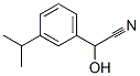 Benzeneacetonitrile, alpha-hydroxy-3-(1-methylethyl)- (9CI) Structure