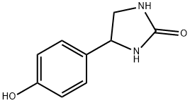 2-Imidazolidinone,  4-(4-hydroxyphenyl)- Structure