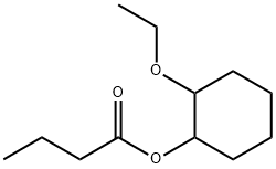 Butanoic acid, 2-ethoxycyclohexyl ester (9CI) Structure