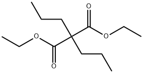 Diethyl dipropylmalonate Struktur