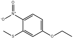 Benzene, 4-ethoxy-2-(methylthio)-1-nitro- (9CI) Struktur