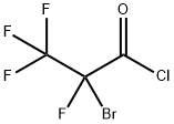 2-BROMO-2,3,3,3-TETRAFLUOROPROPANOYL CHLORIDE,6066-45-1,结构式