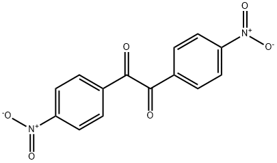 1,2-ビス(4-ニトロフェニル)-1,2-エタンジオン 化学構造式