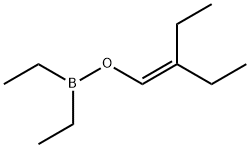 Diethyl(2-ethyl-1-butenyloxy)borane Structure