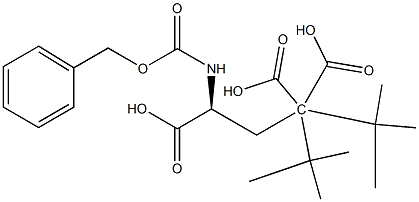 Z-GLA(OTBU)2-OH 结构式