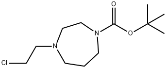 1-Boc-4-(2-chloroethyl)hoMopiperazine, 95% Struktur