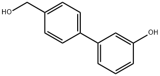 4-(3-Hydroxyphenyl)benzyl alcohol Struktur