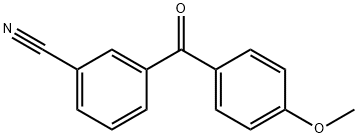 3-CYANO-4'-METHOXYBENZOPHENONE Structure