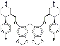 亚甲基双盐酸帕罗西汀, 606968-05-2, 结构式