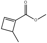 1-Cyclobutene-1-carboxylic acid, 4-methyl-, methyl ester (9CI) Structure