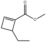 1-Cyclobutene-1-carboxylicacid,4-ethyl-,methylester(9CI) Structure