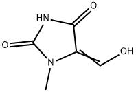 2,4-Imidazolidinedione, 5-(hydroxymethylene)-1-methyl- (9CI) Struktur