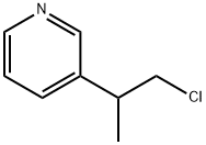 Pyridine, 3-(2-chloro-1-methylethyl)- (9CI) Structure