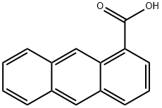 1-アントラセンカルボン酸 化学構造式