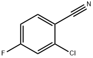 2-Chloro-4-fluorobenzonitrile Struktur