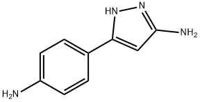 5-(4-AMINO-PHENYL)-2H-PYRAZOL-3-YLAMINE Structure
