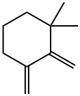 1,1-ジメチル-2,3-ビス(メチレン)シクロヘキサン 化学構造式