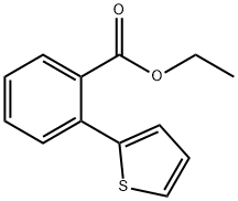 ETHYL 2-THIEN-2-YL BENZOATE 化学構造式