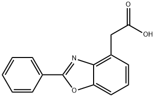 2-(2-phenylbenzooxazol-4-yl)acetic acid 结构式