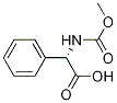 Benzeneacetic acid, a-[(Methoxycarbonyl)aMino]-, (S)- Struktur