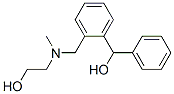 2-[[(2-hydroxyethyl)methylamino]methyl]benzhydryl alcohol Struktur