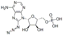 8-azidoadenosine 5'-monophosphate 结构式